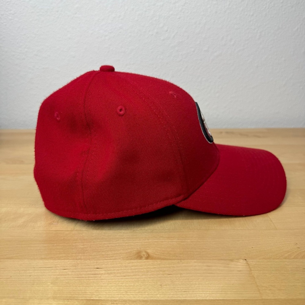 San Francisco 49ers New Era 39THIRTY Men's S/M Red Fitted Stretch Hat NFL - Picture 4 of 9